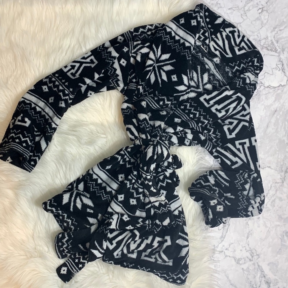 PINK Snowflake Y2K Robe Small - Picture 2 of 5